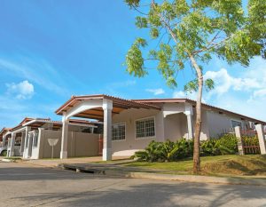 Vista exterior de casas