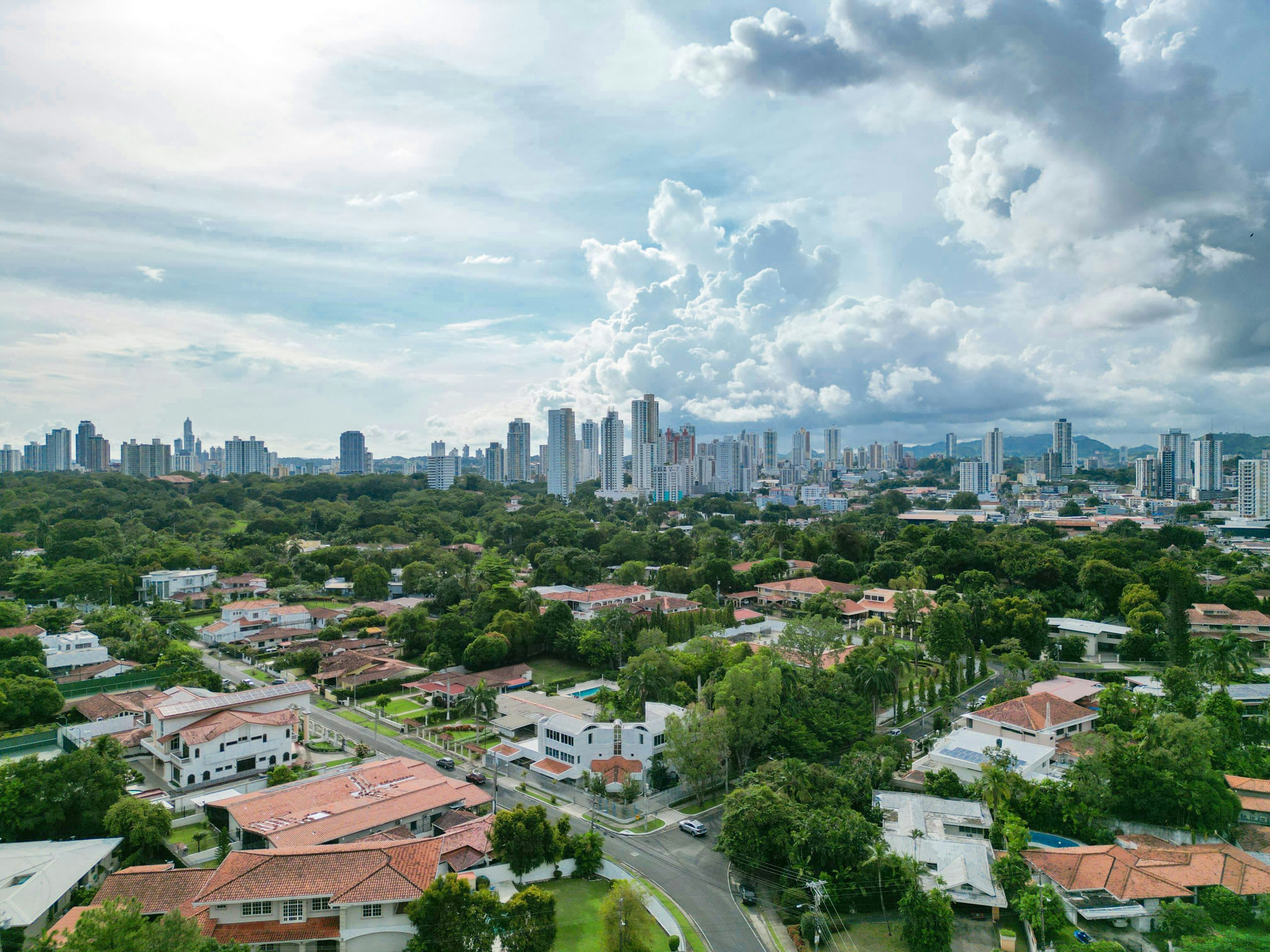 Vista panorámica de la Ciudad de Panamá.