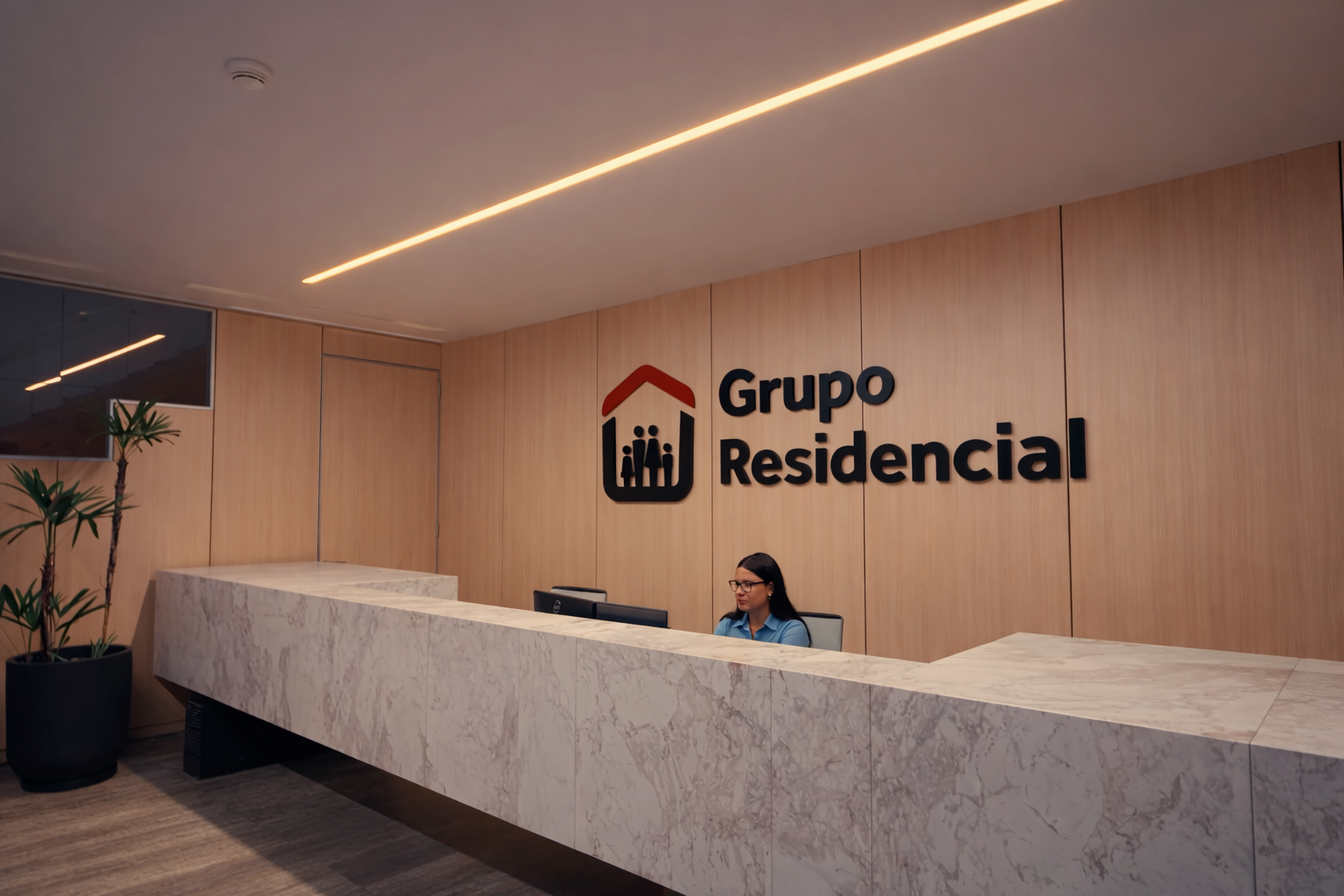 Recepción de Grupo Residencial