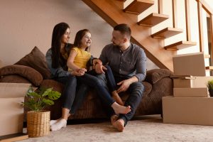 Familia en su primera vivienda